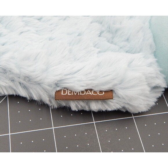 Demdaco Griffin Giraffe Rattle Blankie Baby Boy Blue Plush Lovey Blanket Tags - Picture 8 of 8